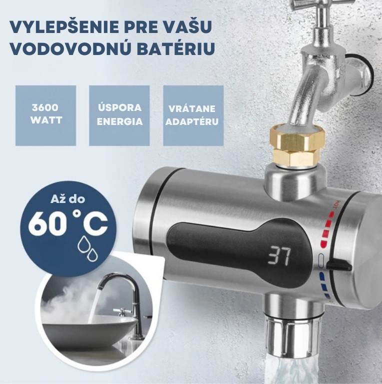 EasyMaxx záhradný prietokový ohrievač vody 04900 11